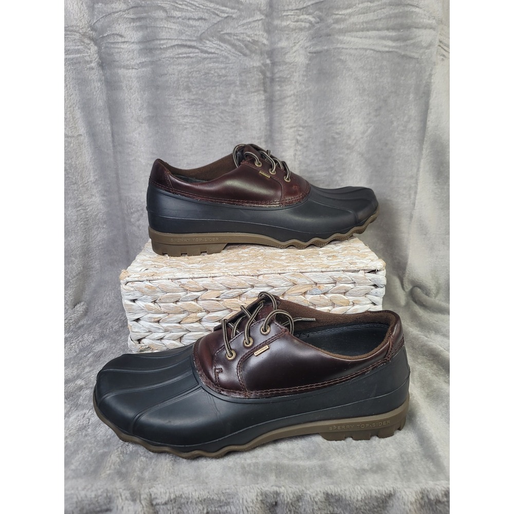 Sperry Top-Sider Avenue 3 Eyed Duck Shoes 13M Brown Black Waterproof Gorpcore